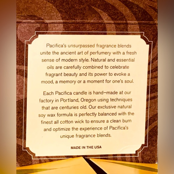 🕯🥭Rare Discontinued Pacifica Candles Brazilian Mango Grapefruit Soy Handmade🥭 - Picture 4 of 8